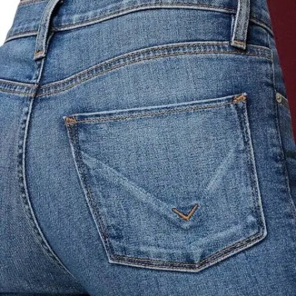 Hudson Jeans Barbara Super Skinny Denim Stretchy Jeans In Adored Wash Sz 28 - Picture 4 of 13